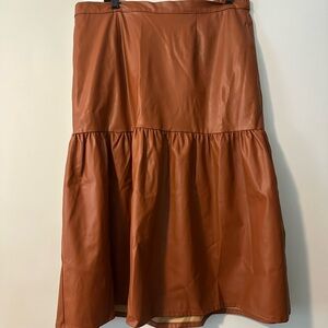Elegant Brown Women's Skirt